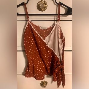 New Paper Crane Spaghetti Strapped Top